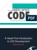 Headfirst Into IOS Development