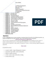 Operators: General Properties of Operators