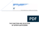 The Function-Selection Ester Plasticizers