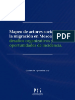 Mapeo Actores de La Migracion