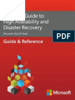 SQLCAT's Guide To High Availability Disaster Recovery