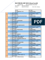 Teaching Schedules For B1 - IsP 2013-Final