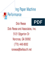 Measuring Paper Machine Performance