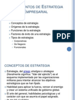 Fundamentos de La Estrategia Empresarial