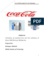 Calculation of Unutilised Heat and Heat Utilisation of Blower (SBO10) in Pet 300 BPM Line