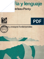 Merleau-Ponty Maurice - Filosofía y Lenguaje PDF