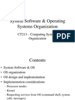 System Software & Operating Systems Organization