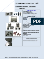 Welding Electrode Toolings in Carbide