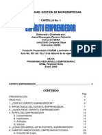 Cartilla 1 - ESPIRITU EMPRENDEDOR PDF