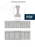 AASHTO Girder Section Properties