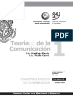 01 Teorias de La Comunicacion - Modulo 1