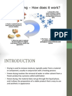 Slide Freeze Drying