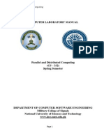 Computer Laboratory Manual: Parallel and Distributed Computing