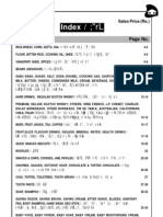 Price List Subidha