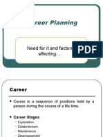 Career Planning: Need For It and Factors Affecting