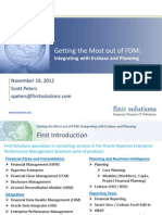 Getting The Most Out of FDM:: Integrating With Essbase and Planning