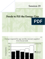 Session 29 Foods To Fill The Energy Gap