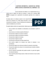 Caso Práctico de Auditoría Informática