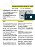 Hornet Hot Cathode Miniature-Ionization Vacuum Gauge With Dual Convection Data Sheet