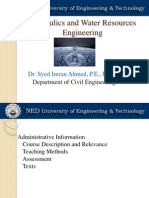 Hydraulics Engineering Lecture 1