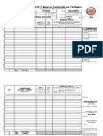 School Form 5 (SF 5) Report On Promotion & Level of Proficiency