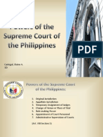 Powers of The Supreme Court Presentation