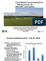 2014 Overview of Land Markets Survey