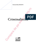 Criminalistica Nicoleta Elena Buzatu PDF