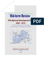 Fifth National Development Plan Mid-Term Review 2006-2010