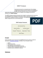 SWOT Analysis