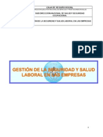 Gestión de La Seguridad y Salud Laboral en Las Empresas