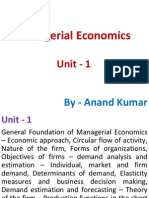 Managerial Economics Unit 1