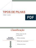 Tipos de Pilhas