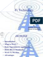 Wi-Fi Technology: by Abdullah Al-Dossary Ahmad Al-Suhaibani