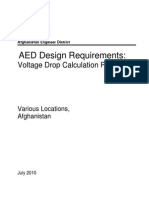 Voltage Drop Calculations - U.S Formula