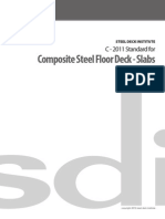 Composite Steel Floor Deck - Slabs: C - 2011 Standard For