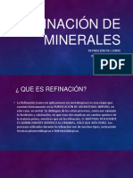 Refinación de Minerales