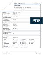 Ontario Structure Inspection Manual - Inspection Form 22