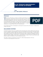 Dynamics of Primary and Secondary Chilled Water Systems