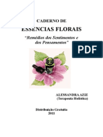 Caderno de Essencias Florais