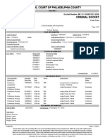 Docket Sheet From Manuel Burgos Criminal Case