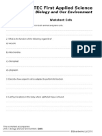 BTEC First Applied Science: Unit 3: Biology and Our Environment