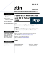 Minnesota Foster Care Rates 2009