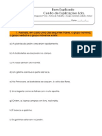 Ficha de Trabalho - Grupo Nominal, Verbal e Mã Vel