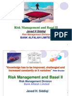 Risk Management and Basel II: Bank Alfalah Limited