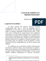 LA ERA DE LOS CAUDILLOS EN REP. DOMINICANA - Rafael Herrera Rodríguez