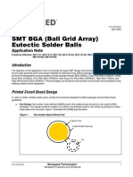 SMT BGA (Ball Grid Array) Eutectic Solder Balls: Application Note