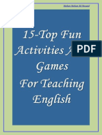 15-Top Fun Activities and Games For Teaching English