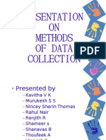 Presentation On Methods of Data Collection