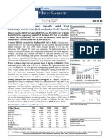 Shree Cement: Strong Cement Volume Growth Amid Cost Efficiency Lower NSR Qoq Moderates Profit Growth